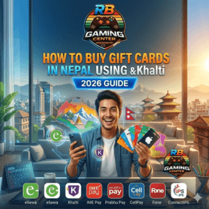 How to Buy Gift Cards in Nepal using eSewa and Khalti