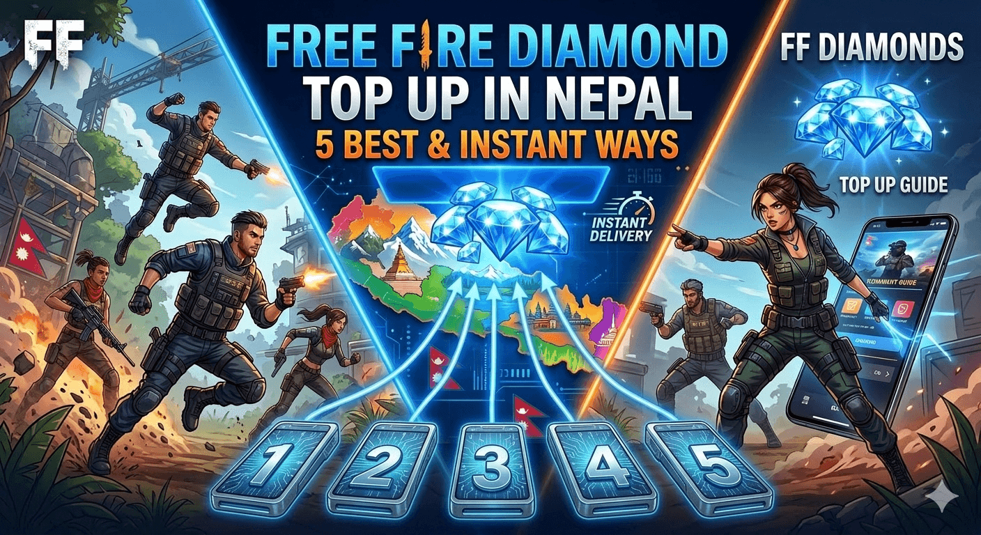 Free Fire Diamond Top Up in Nepal