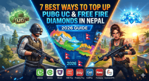 Top Up PUBG UC and Free Fire Diamonds in Nepal