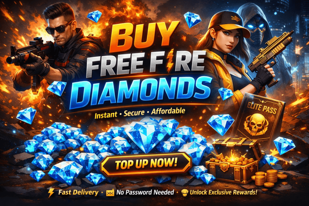 Buy free fire diamonds top up online instant delivery